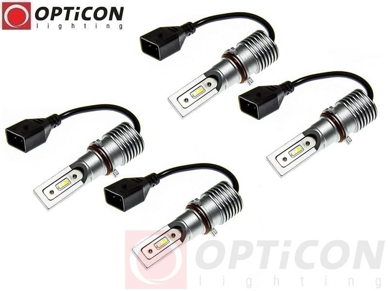 AUDI A4 B8 - Światła do jazdy dziennej LED DRL P13W OPTICON PREMIUM - Zestaw 4 żarówki