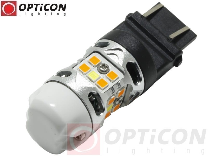 Żarówka Led P27/7W 3157CK 20x SMD 3030 DUAL COLOR 4/16 CW OPTICON PREMIUM