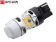 Żarówka Led Wy21W T20 7440 12V SMD3030 POMARAŃCZOWY CANBUS OPTICON PREMIUM