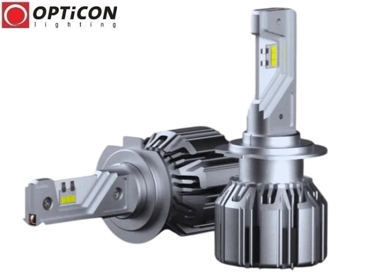 Dacia Duster I - Światła mijania LED H7 12V DC 6500K OPTICON PREMIUM - zestaw 2 sztuki
