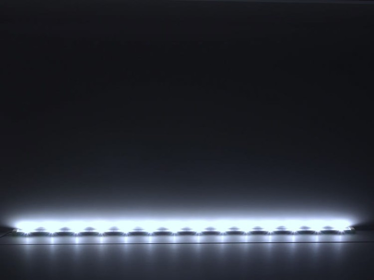 Lampa Liniowa LED IP67 100cm 16W 180st 14x SMD3030 Biały Zimny 10000K z zasilaczem 230V