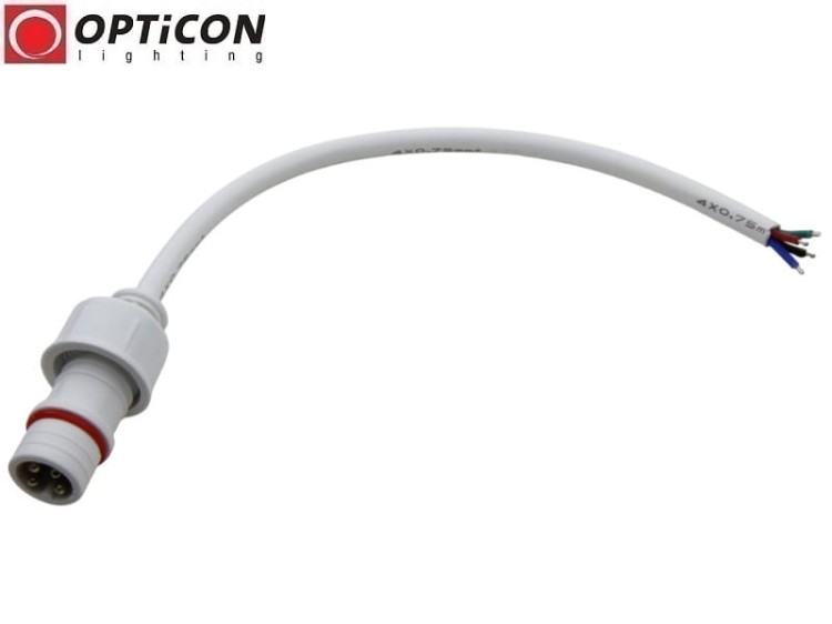Lampa Liniowa LED IP67 100cm 18W 10x60st 18x SMD3030 Wielokolorowa RGB z zasilaczem 230V