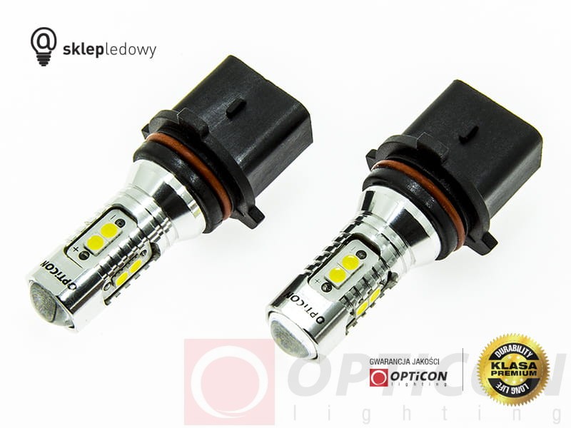 Ford Ecosport - Światła do jazdy dziennej LED DRL P13W OPTICON Standard - Zestaw 2 żarówki