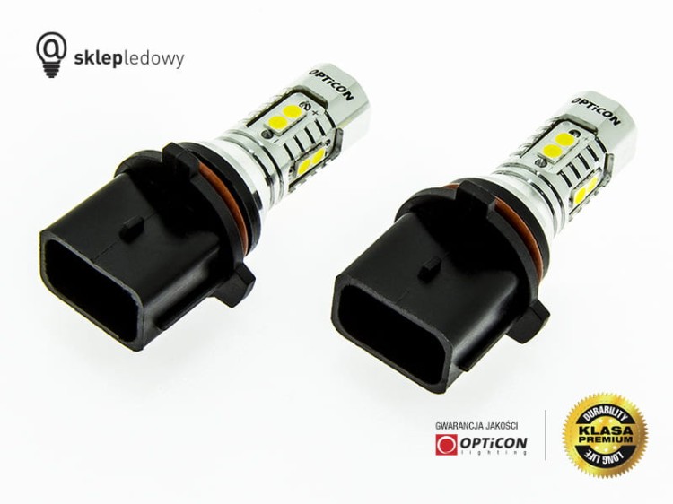 Ford Ecosport - Światła do jazdy dziennej LED DRL P13W OPTICON Standard - Zestaw 2 żarówki