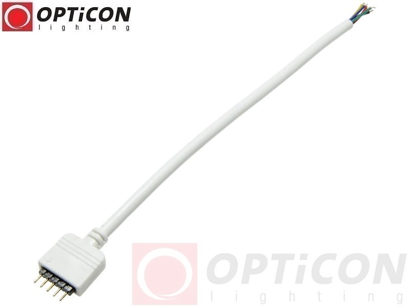 Konektor do Taśm Led RGBW 12mm 5pin - złącze męskie