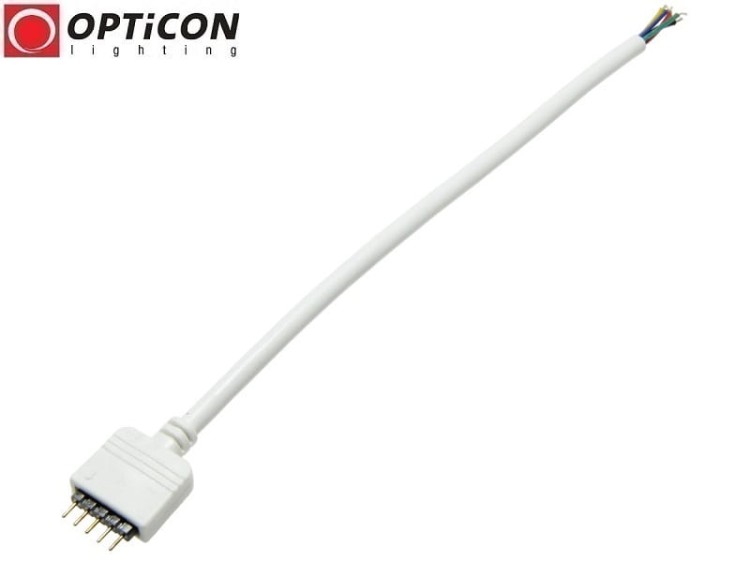 Konektor do Taśm Led RGBW 12mm 5pin - złącze męskie