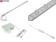 Lampa Liniowa LED IP67 100cm 28W 10x60st 18x SMD3030 Biała Neutralna 4000K z zasilaczem 230V
