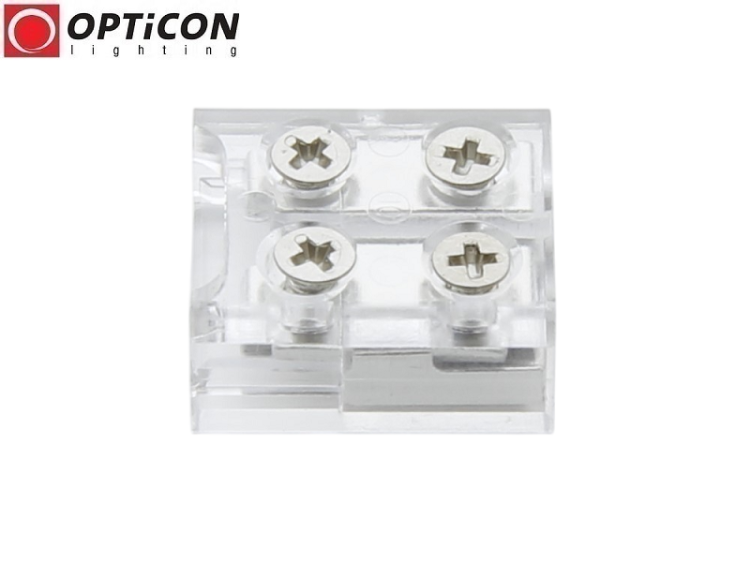Konektor Taśm LED 8mm Skręcany Premium - Połączenie taśma-przewód