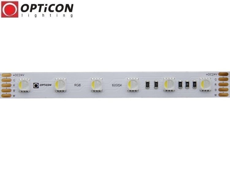Taśma LED 24V 300x SMD 5050 4in1 12mm IP20 19,2W RGBW + Biały Zimny 6000K OPTICON PREMIUM