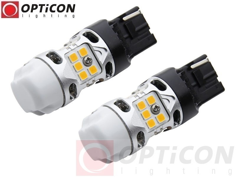 Subaru BR-Z - Światła kierunkowskazów LED Wy21W T20 CANBUS Opticon Premium - Zestaw 2 żarówki