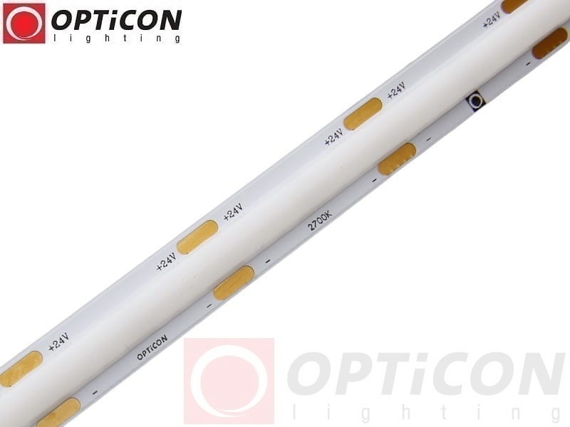 Taśma LED 24V COB 1440 SMD 10mm IP20 15W/m Biały Ciepły 2700K OPTICON PREMIUM