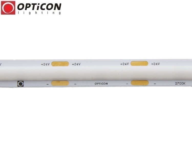 Taśma LED 24V COB 1440 SMD 10mm IP20 15W/m Biały Ciepły 2700K OPTICON PREMIUM