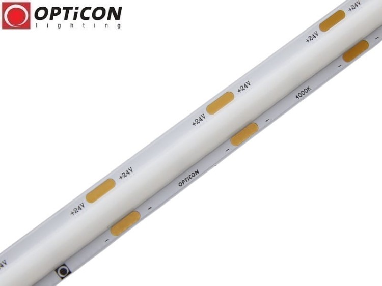 Taśma LED 24V COB 1440 SMD 10mm IP20 15W/m Biały Neutralny 4000K OPTICON PREMIUM