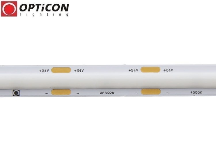 Taśma LED 24V COB 1440 SMD 10mm IP20 15W/m Biały Neutralny 4000K OPTICON PREMIUM