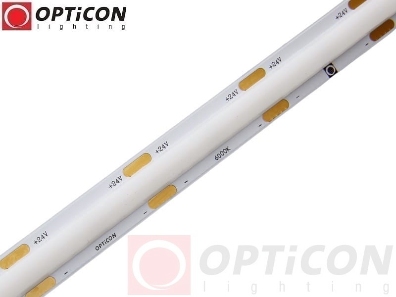Taśma LED 24V COB 1440 SMD 10mm IP20 15W/m Biały Zimny 6000K OPTICON PREMIUM