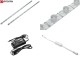 Lampa Smugowa LED IP20 200cm 28W 10x60st 18x SMD3030 Biały Neutralny 4000K z zasilaczem 230V