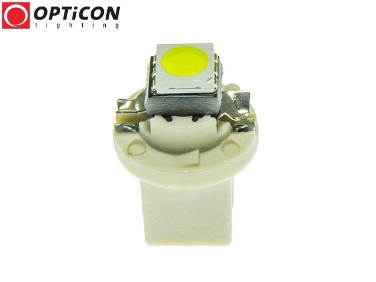 Żarówka Led Bx8.4d / Bx8.5d T5 W1,2W W2W 12V DC 1x SMD5050 Kolor Niebieski