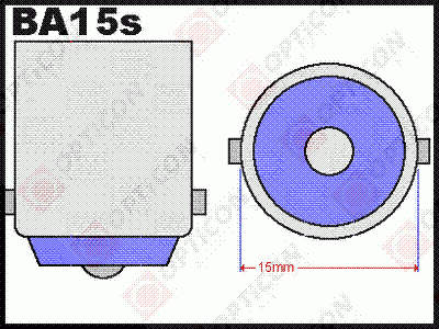 BMW 1 F20 F21 USA - Światła kierunkowskazów LED P21W Ba15s CANBUS Opticon Premium - Zestaw 2 żarówki