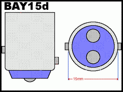 Żarówka Led P21/5W Bay15d 1157 30x SMD 3030 DUAL COLOR 6/24 CW OPTICON PREMIUM