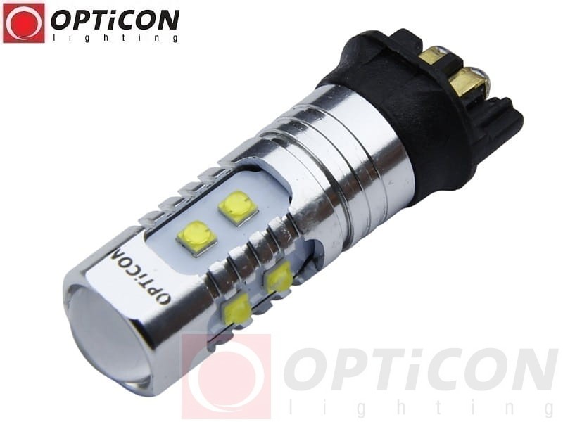Żarówka Led PW24W 12V DC 10x CREE Biały Zimny 6000K OPTICON PREMIUM