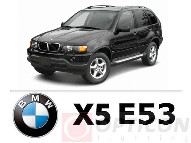 BMW X5 E53 - Zestaw oświetlenie kabiny LED Standard - 19 żarówek