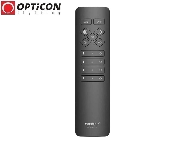 Pilot Milight / Miboxer C1 2in1 MONO / CCT 4x Strefowy Radiowy 2,4G