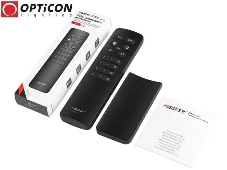 Pilot Milight / Miboxer C1 2in1 MONO / CCT 4x Strefowy Radiowy 2,4G