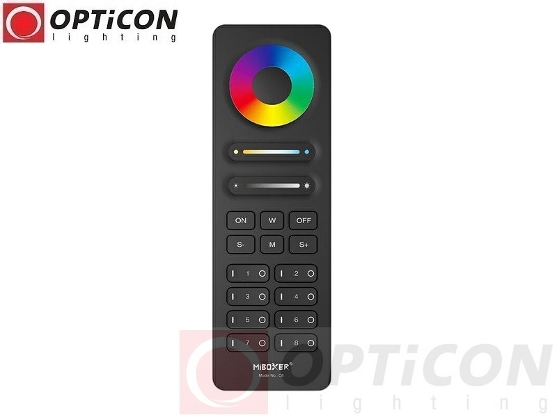 Pilot Milight / Miboxer C8 5in1 Mono / CCT / RGB / RGBW 8x Strefowy Radiowy 2,4G