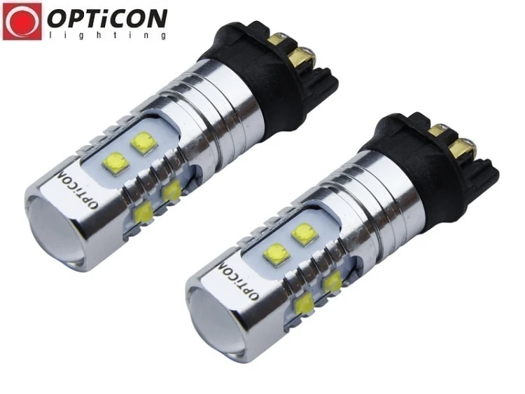 BMW 3 F30 - Światła do jazdy dziennej LED DRL Pw24W OPTICON Standard - Zestaw 2 żarówki