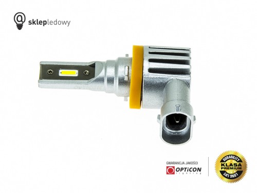 Żarówka Samochodowa LED H8 H9 H11 H16 13W 12V 24V DC 1500lm 6000K OPTICON