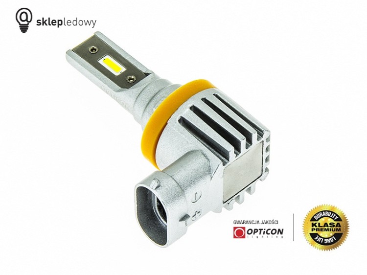 Żarówka Samochodowa LED H8 H9 H11 H16 13W 12V 24V DC 1500lm 6000K OPTICON