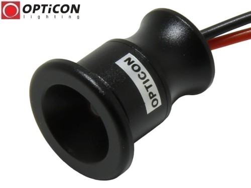 Moduł LED 1W 24V DC 60st IP65 Biały Zimny 6000K OPTICON - Obudowa Czarna