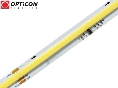 Taśma LED 24V COB 1800 SMD 11mm IP65 12W/m Biały Zimny 6000K Cyfrowa Digital SPI WS2811