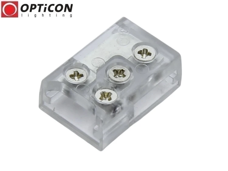 Konektor Taśm LED 8mm Skręcany Premium - Połączenie Kąt 90 stopni
