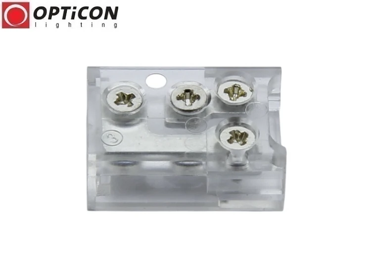 Konektor Taśm LED 10mm Skręcany Premium - Połączenie Kąt 90 stopni