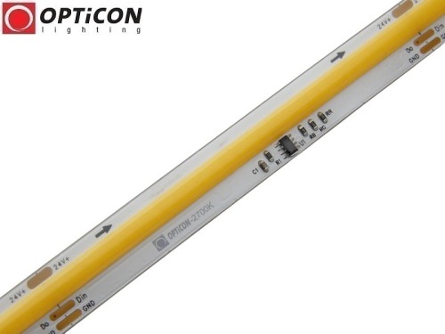 Taśma LED 24V COB 1800 SMD 11mm IP65 12W/m Biały Ciepły 2700K Cyfrowa Digital SPI WS2811
