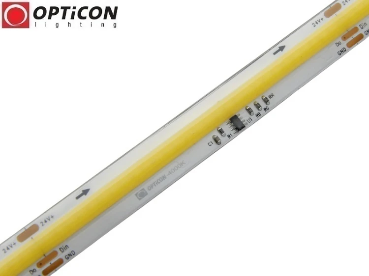 Taśma LED 24V COB 1800 SMD 11mm IP65 12W/m Biały Neutralny 4000K Cyfrowa Digital SPI WS2811