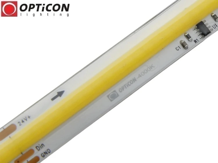 Taśma LED 24V COB 1800 SMD 11mm IP65 12W/m Biały Neutralny 4000K Cyfrowa Digital SPI WS2811
