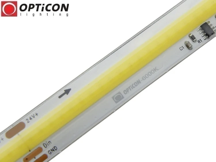 Taśma LED 24V COB 1800 SMD 11mm IP65 12W/m Biały Zimny 6000K Cyfrowa Digital SPI WS2811