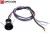 Moduł LED 1W 12V DC 60st IP65 Wielokolorowy RGB OPTICON - Obudowa Czarna