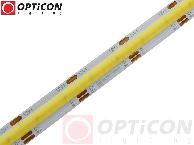 Taśma LED 12V COB 3040 SMD 10mm IP20 14W Multiwhite CCT 2700K 6500K OPTICON PREMIUM