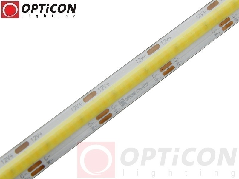 Taśma LED 12V COB 3040 SMD 11mm IP65 14W Multiwhite CCT 2700K 6500K OPTICON PREMIUM