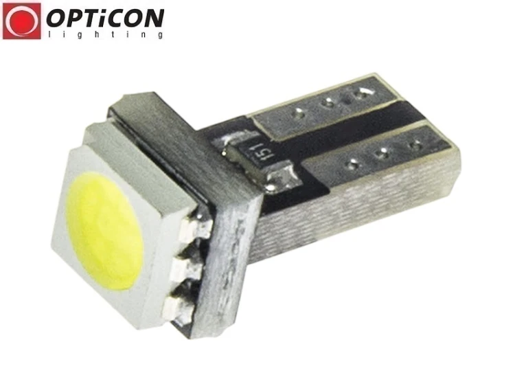 Żarówka Led W1,2W T5 R5 1x SMD5050 12V Biały Zimny 6000K