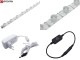 Lampa Smugowa LED IP20 50cm 14W 10x60st 9x SMD3030 Biały Neutralny 4000K z zasilaczem 230V