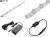Lampa Liniowa LED IP20 100cm 28W 10x60st 18x SMD3030 Biały Zimny 6000K z zasilaczem 230V