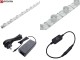Lampa Liniowa LED IP20 100cm 28W 10x60st 18x SMD3030 Biały Zimny 6000K z zasilaczem 230V
