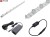 Lampa Liniowa LED IP20 100cm 28W 10x60st 18x SMD3030 Biały Zimny 10000K z zasilaczem 230V