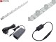 Lampa Liniowa LED IP20 100cm 28W 10x60st 18x SMD3030 Biały Zimny 10000K z zasilaczem 230V