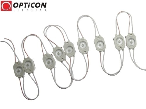 Moduł LED 12V 1W IP67 180st 1x SMD2835 Biały Zimny 10000K