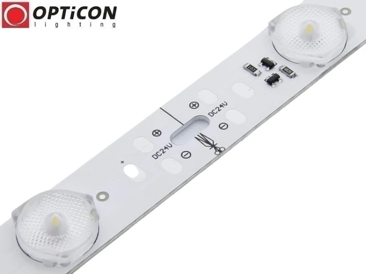 Moduł LED 24V 16,8W IP20 100cm 180st 14x SMD3030 Biały Zimny 10000K